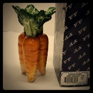 Fitz and Floyd Carrot Candlestick Holder